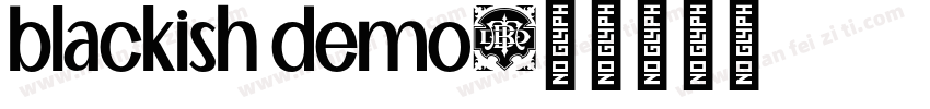 blackish demo字体转换